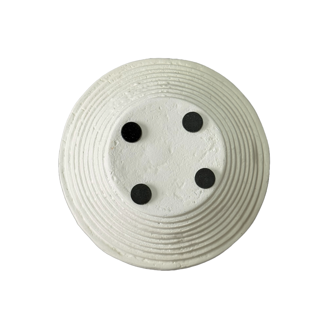 Paper Mache Minimal White Vase
