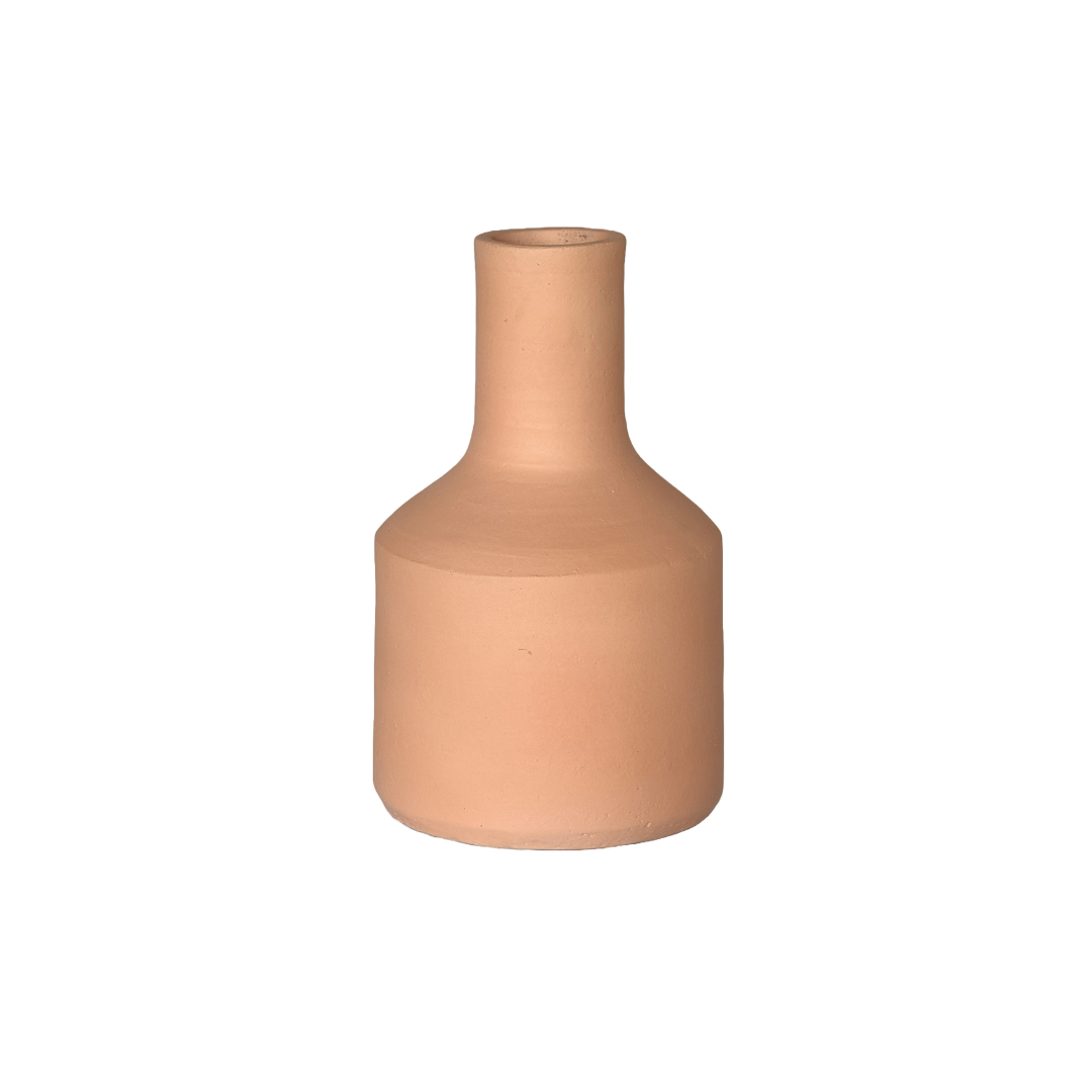 Coral Pink Solid Minimal Luxury Vase