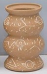 Double Gourd Shaped Terracotta Earthen Flower Vase